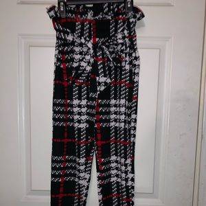 Shein high waisted tie pants